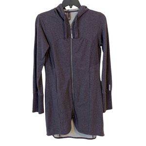 Mondetta | Small | Women's Grey Zip-up Long Sleeve Hoodie with Two Pockets